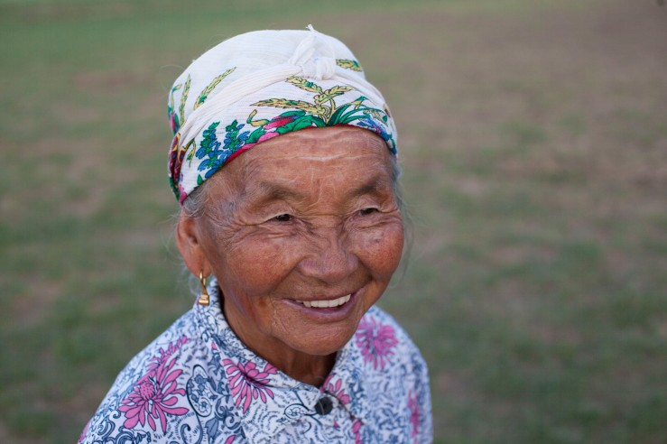 Norjing, the granmother of the family.