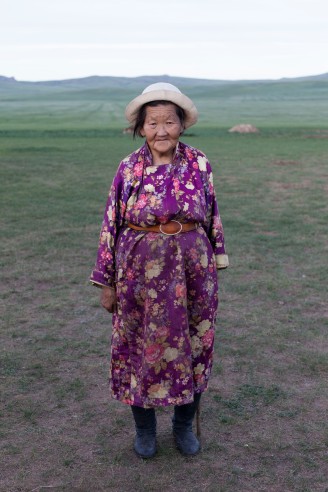 Traditional Mongolian dress.
